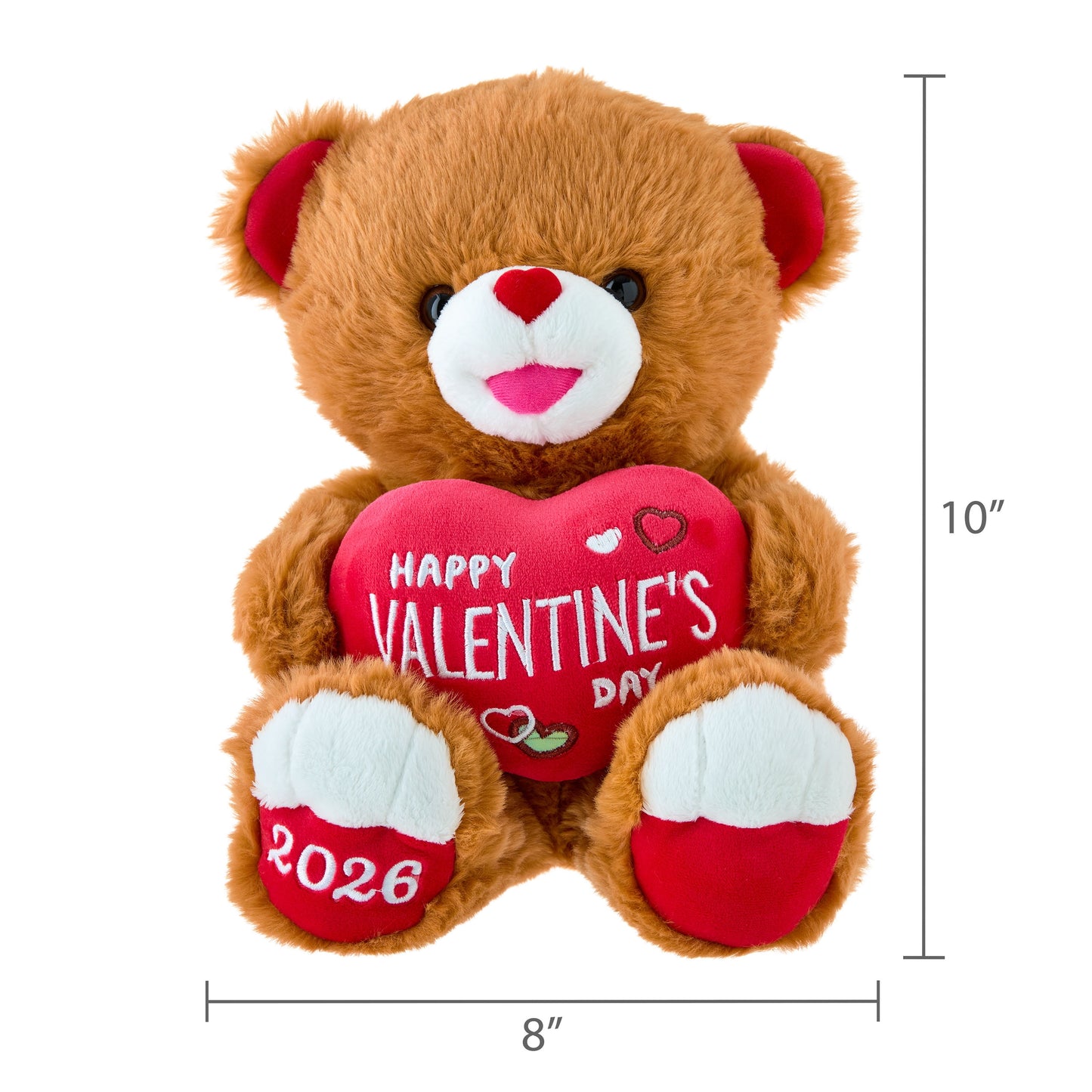 Medium Sweetheart Happy Valentine'S Day Teddy Bear, Tan, 10", Valentine'S Day by