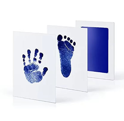 Safe Non-Toxic Baby Footprints Handprint Ink Pads Kit for Shower Paw Print Memory Keepsake Footless