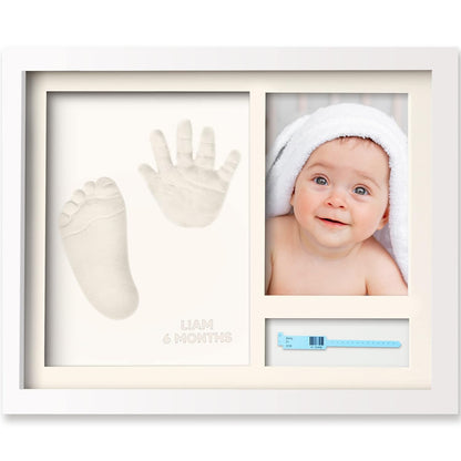 Baby Hand & Footprint Keepsake Kit – Personalized Memory Frame 