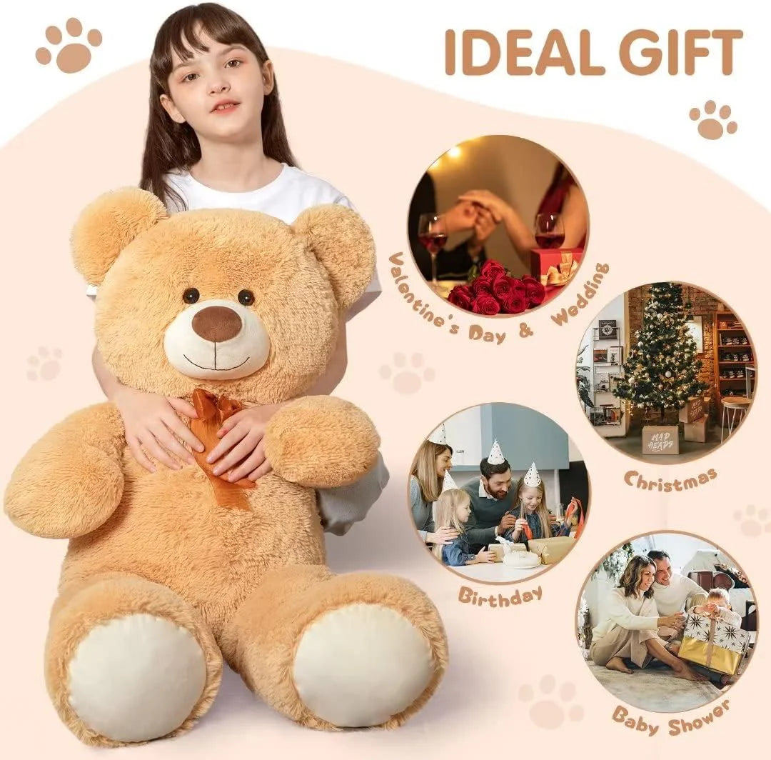 Giant Teddy Bear Stuffed Animal (3 Ft / 36”)