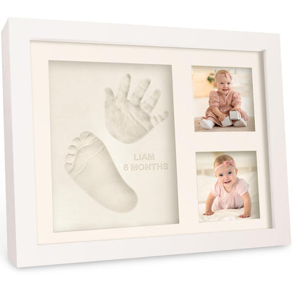 Baby Hand & Footprint Keepsake Kit – Personalized Memory Frame 