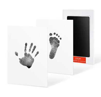 Safe Non-Toxic Baby Footprints Handprint Ink Pads Kit for Shower Paw Print Memory Keepsake Footless