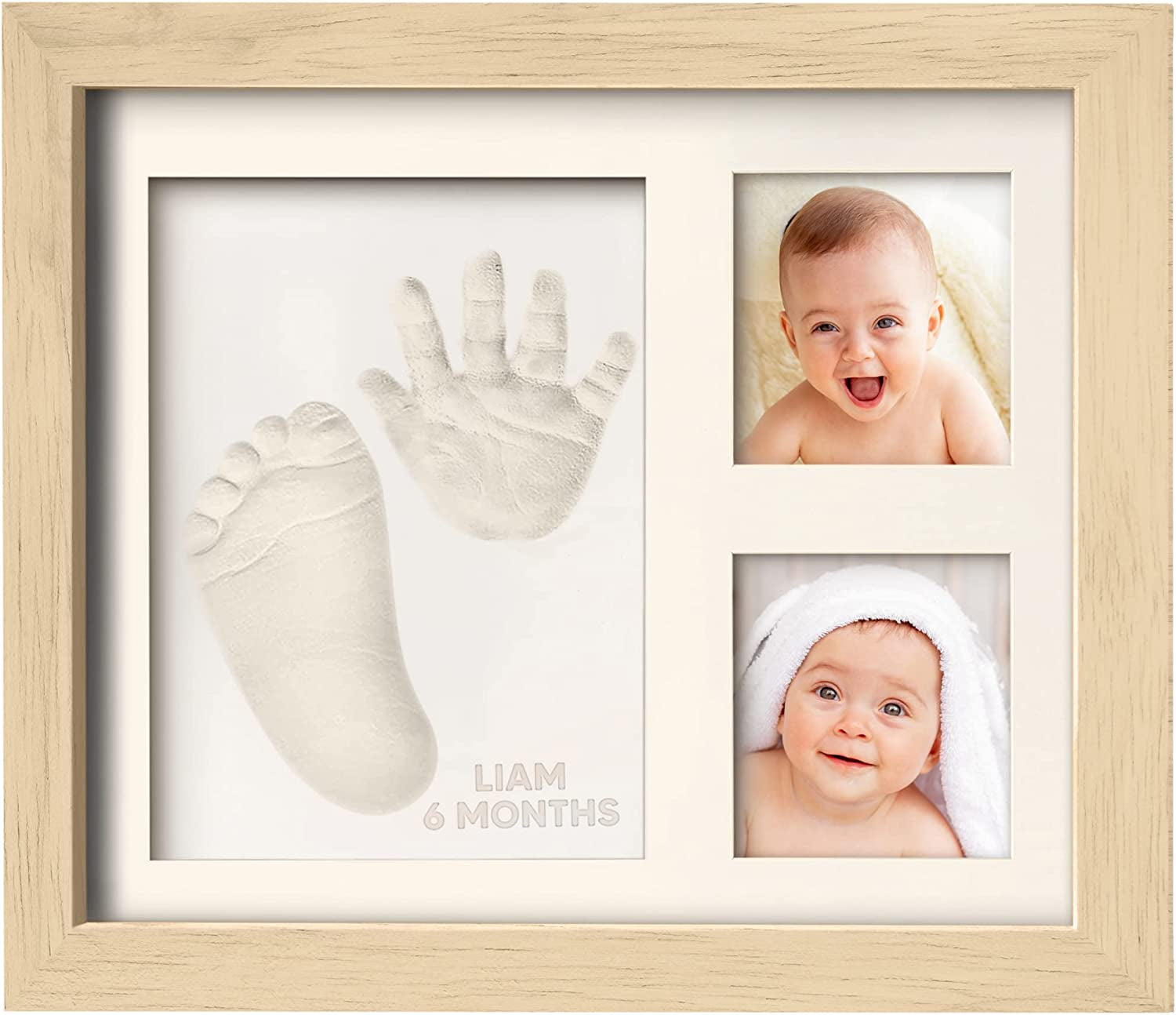 Baby Hand & Footprint Keepsake Kit – Personalized Memory Frame 