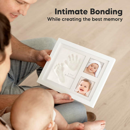 Baby Hand & Footprint Keepsake Kit – Personalized Memory Frame 
