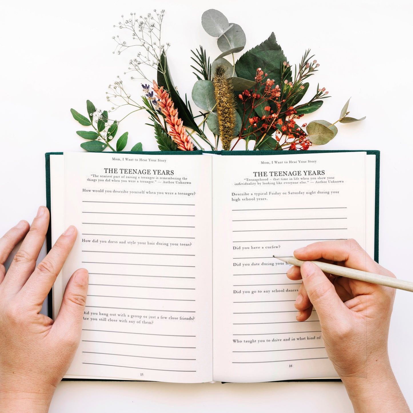 Mom, I Want to Hear Your Story – Guided Memory Journal